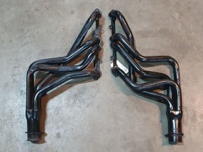 Small Block Chevy V8, 305-350-400, Long Tube Headers.